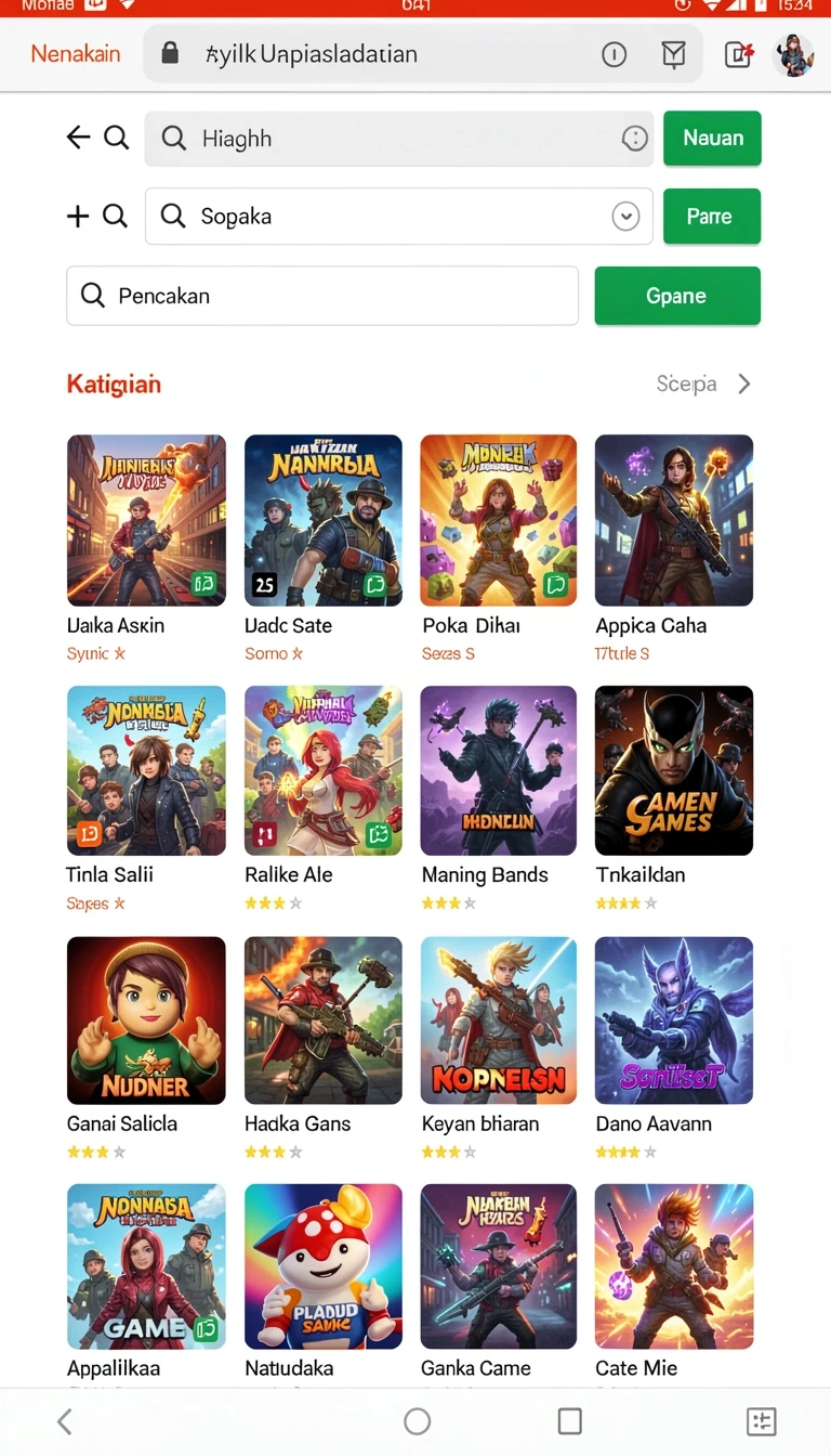 Tampilan utama aplikasi Download surga55 APK Original untuk Android yang intuitif dan efisien.